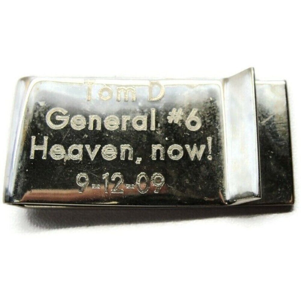 Multi Colored Money Clip Stainless Steel Black Gray Card Cash ID Holder - Picture 5 of 7